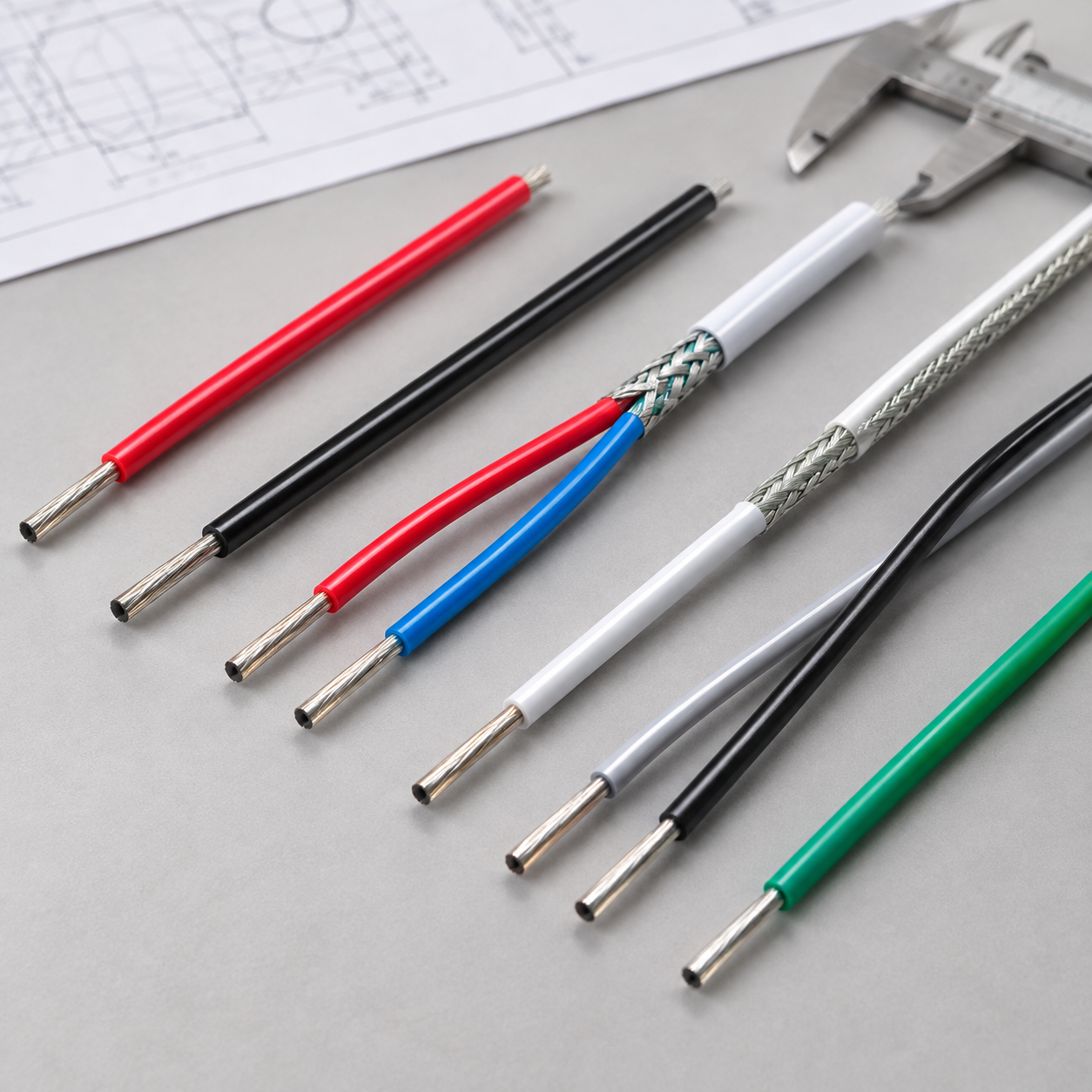 Cross-section diagram of a custom special cable